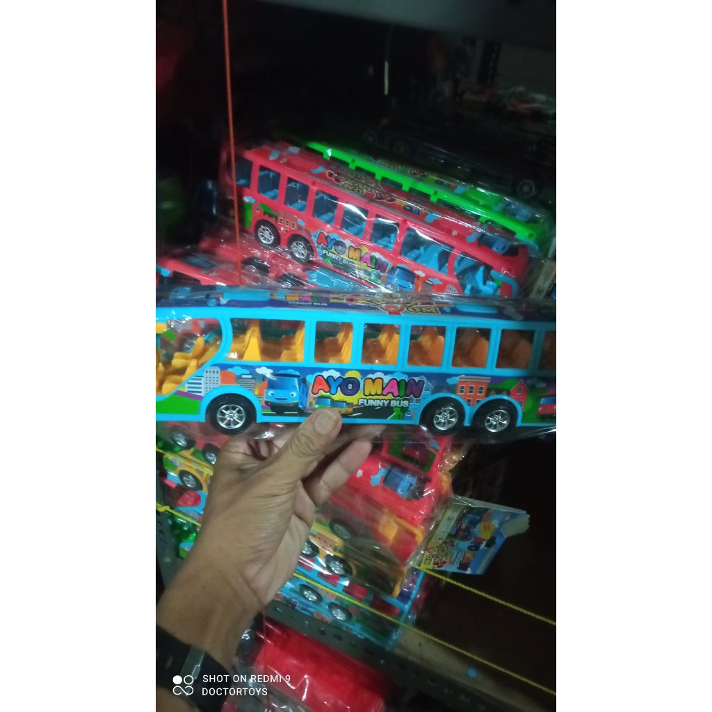 mainan bis telolet funny bus