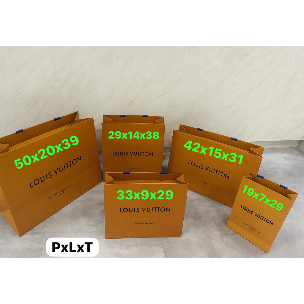 

Paperbag LVI Size XS, S, M, L, XL