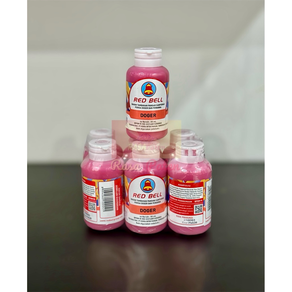 

RED BELL PASTA 55 ml DOGER Halal BPOM RI COD Satuan / Lusinan