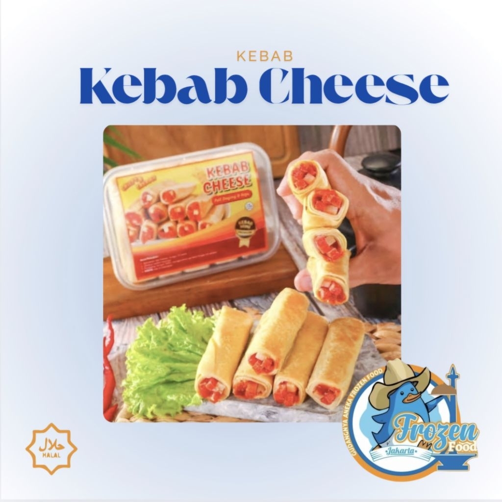 

Kebab Cheese 1 box isi 10pcs | WAJIB EXTRA BUBBLEWRAP