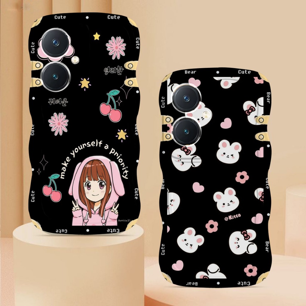 Case Gelombang Tipe Hp Iphone 15 15 Pro 15 Plus 15 Pro Max 14 Pro Max 14 Pro 14 Plus 11 12 N 607