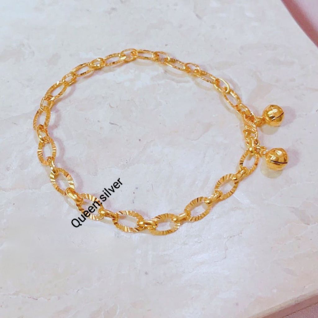 GELANG RANTAI PERAK 925 Asli