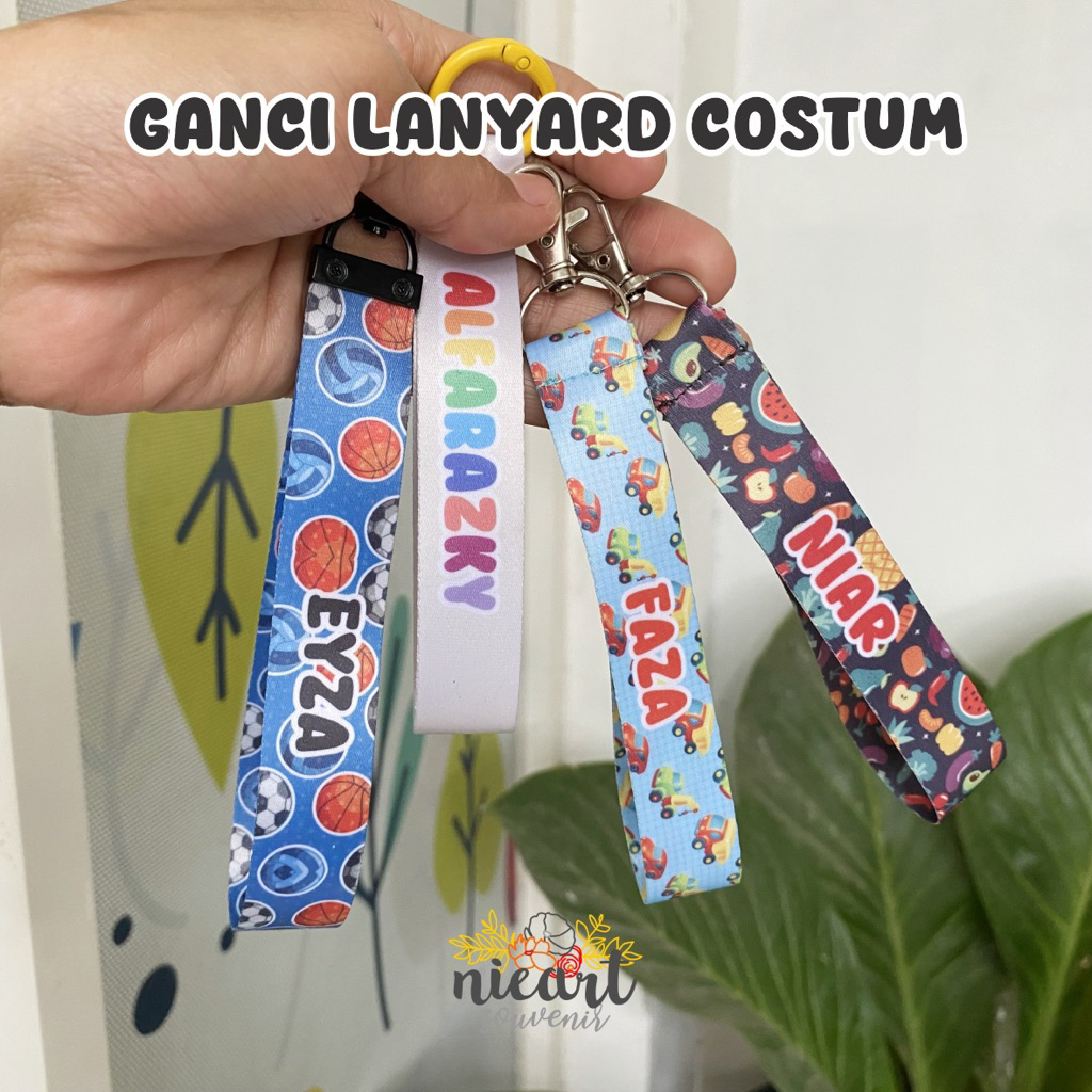 

Ganci Lanyard Custom | Gantungan Kunci Custom Gambar dan Nama