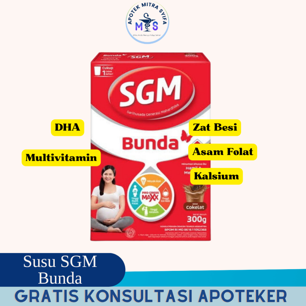 SGM Bunda Coklat 300gr Susu Ibu Hamil dan Menyusui