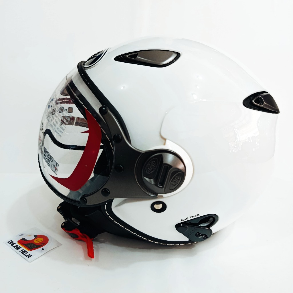 HELM KYT ELSICO WARNA PUTIH ORIGINAL