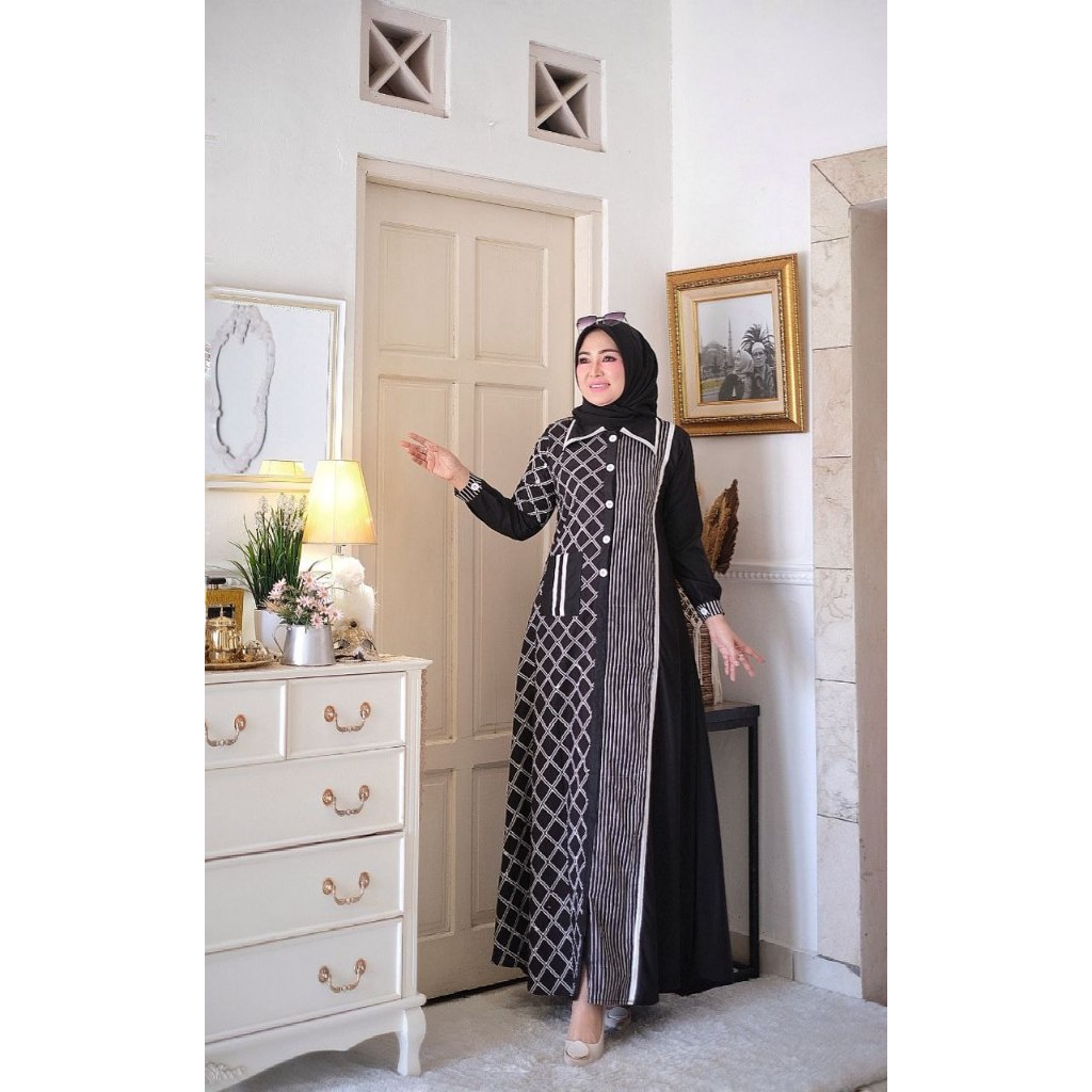 Gamis Etnik-gamis katun toyobo premium