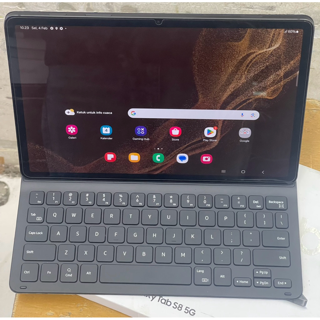 Hp Second SAMSUNG TAB S8 5G 8GB/128GB Fullset