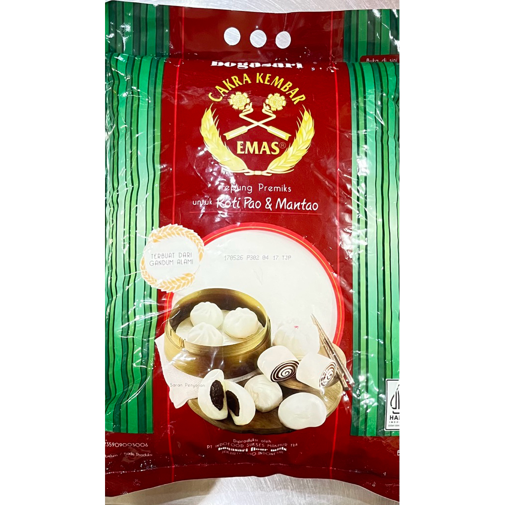 

Bogasari Cakra Kembar Emas Pao & Mantao 5kg