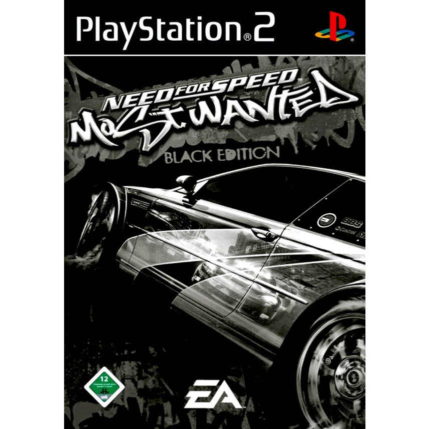 KASET PS2 NEED FOR SPEED MOST WANTED BLACK EDITION