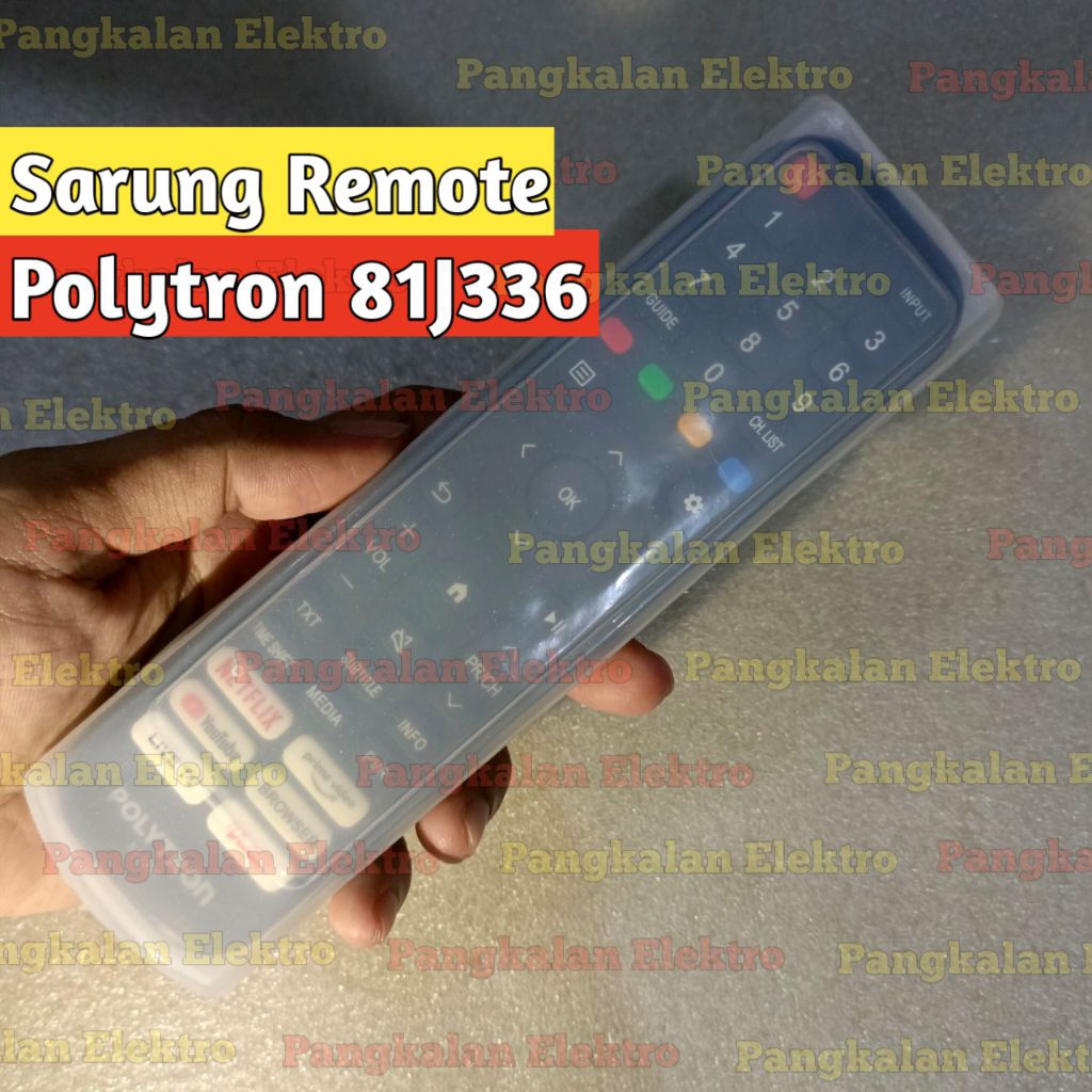 Sarung Remote Polytron Smart 81J336 Sarung Silikon Pelindung Cover Remote Polytron Smart TV 81J336
