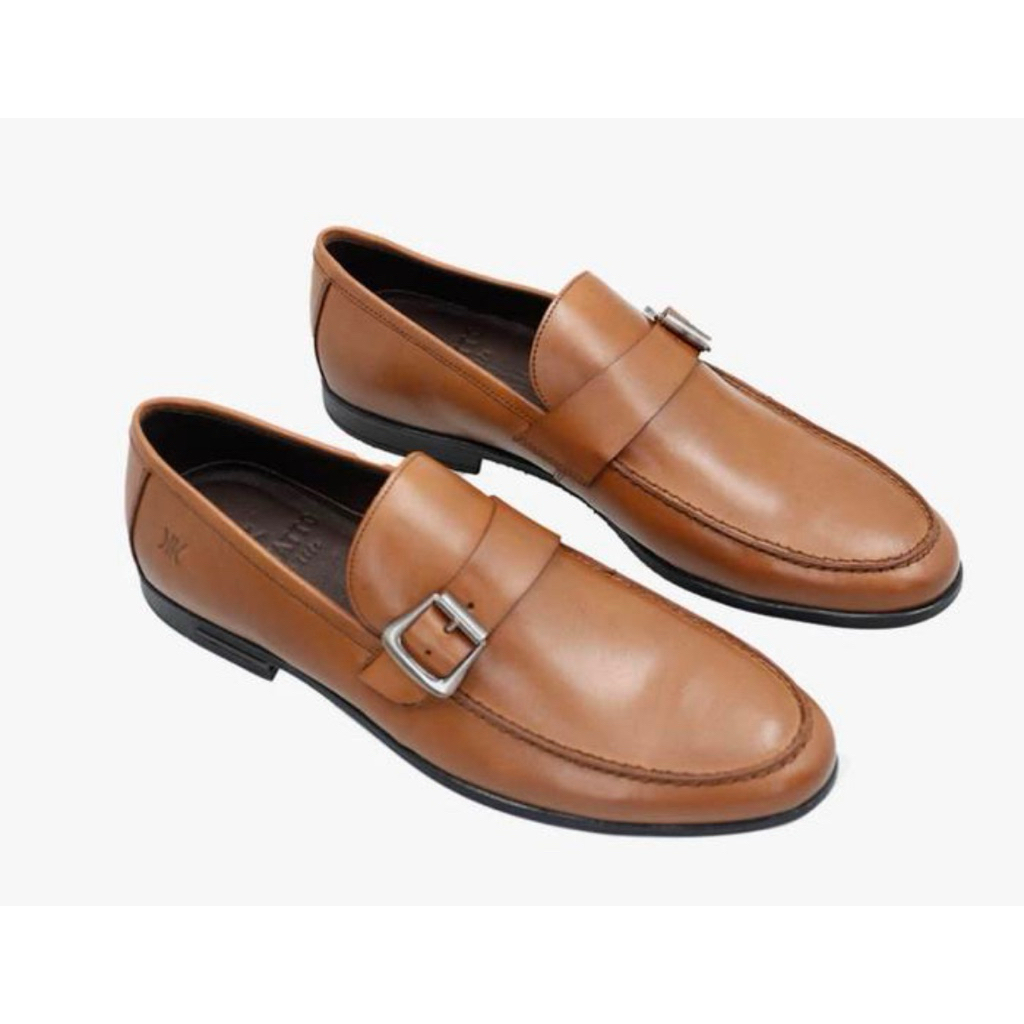 Sepatu formil sepatu loafers kontatto brown 1311 original with box 42