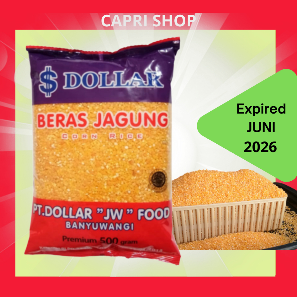 

Bisa Kargo: Beras Jagung DOLLAR 500 Gram Rendah Kalori