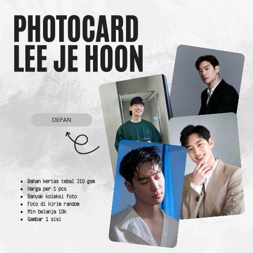 [1PCS] PHOTOCARD LEE JE HOON | PHOTOCARD KPOP | PHOTOCARD DRAKOR | PHOTOCARD DRACIN