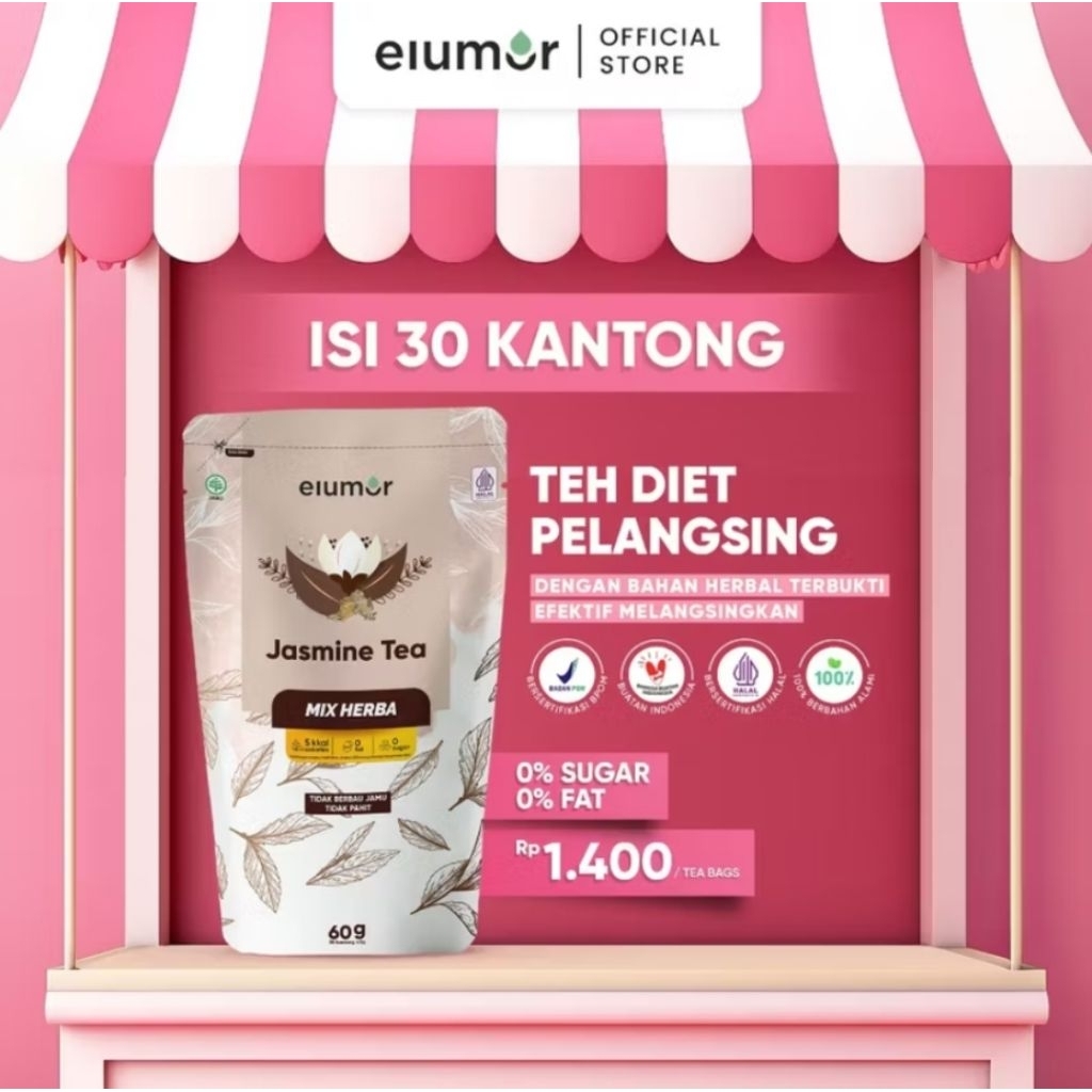 

ELUMOR Jasmine Tea @60gr