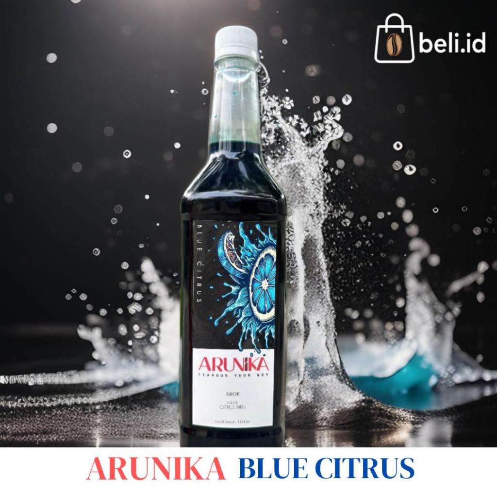 

Sirup Arunika Premium Blue Citrus Botol 1 Liter Untuk Minuman Mocktail Cocktail