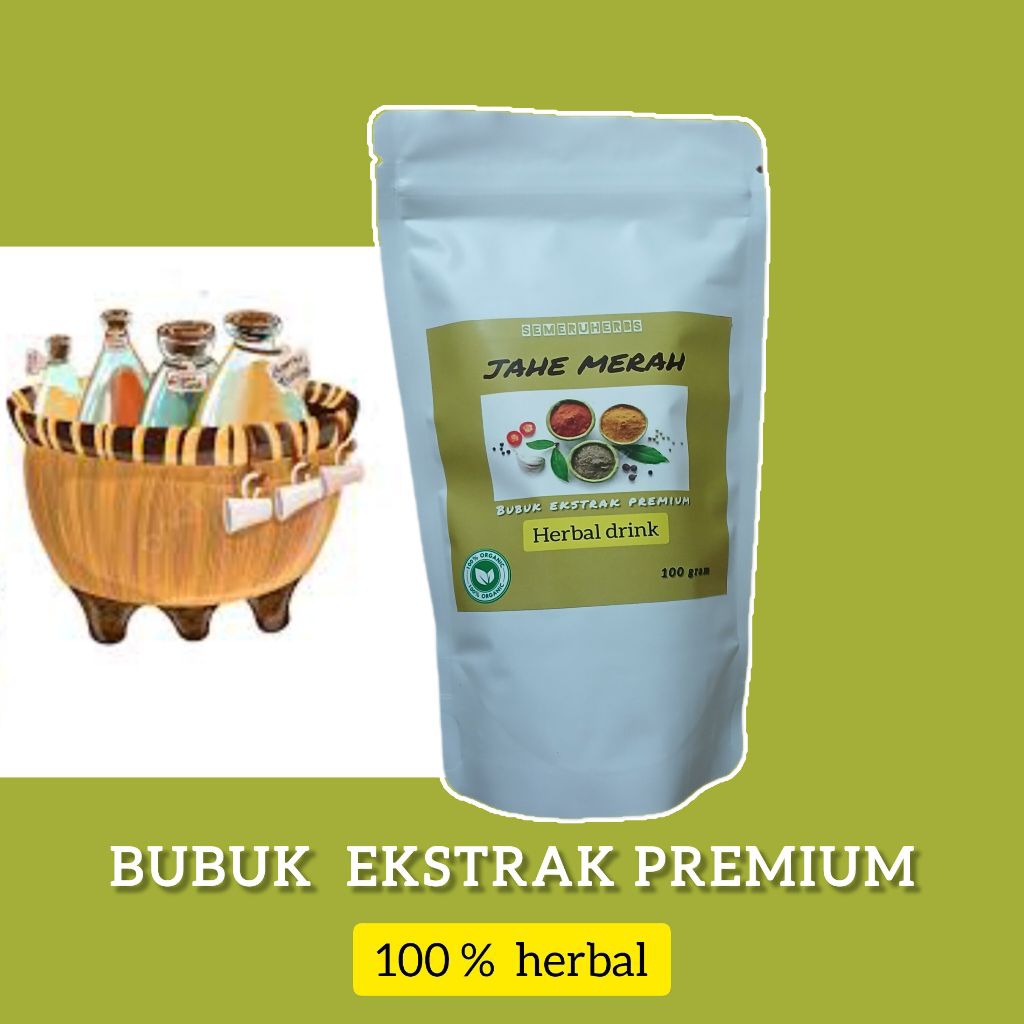 

JAHE MERAH / bubuk ekstrak 100 gram