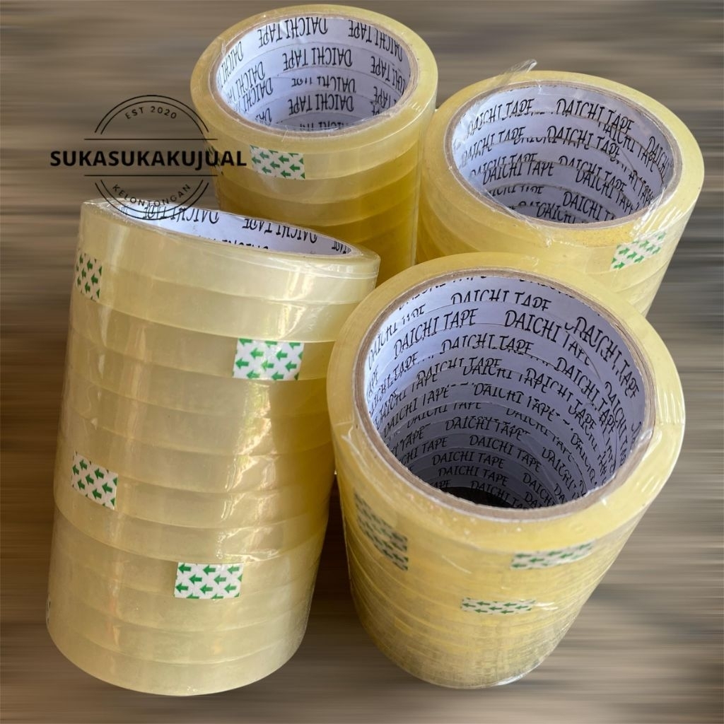 

isolasi bening isolasi laundry 12mmx60yard