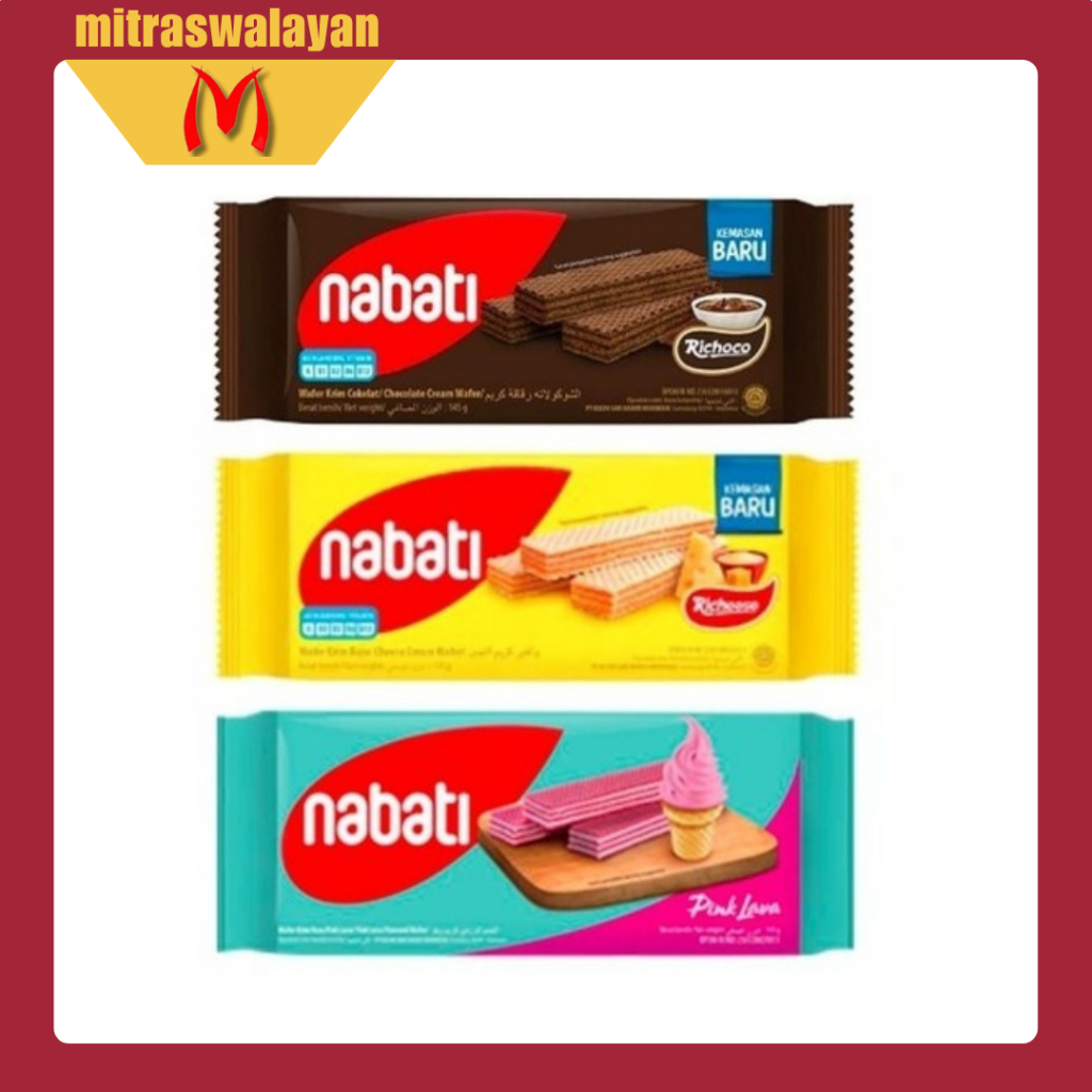 

NABATI Wafer Krim kemasan 110 gr