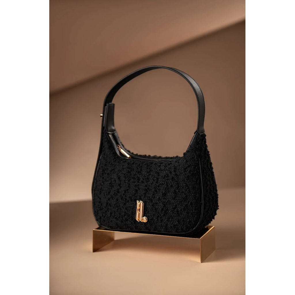 heylocal | cannes bag | tas wanita | sling bag | kulit sintetis | kain berbulu