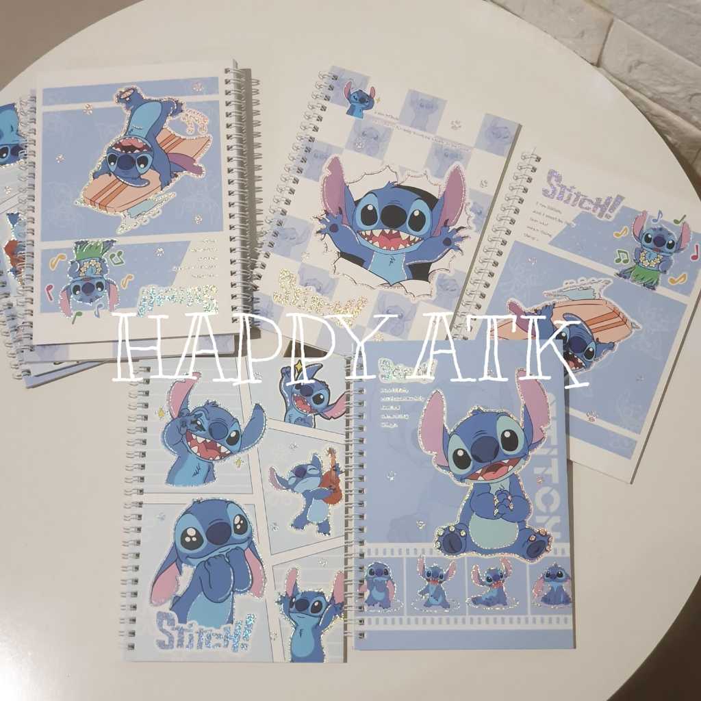 

NOTE BOOK SPIRAL / BUKU CATATAN MINI SPIRAL UKURAN A5 MOTIF LILO DAN STITCH