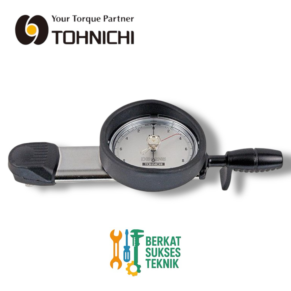 Kunci Torsi Tohnichi DB60M-S 6-60 Kgf.cm 1/4” Square Drive Dial Indicating Torque Wrench