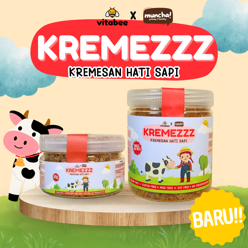 

Kremesan Organik Hati Sapi Snack Mpasi Gluten Free NDF