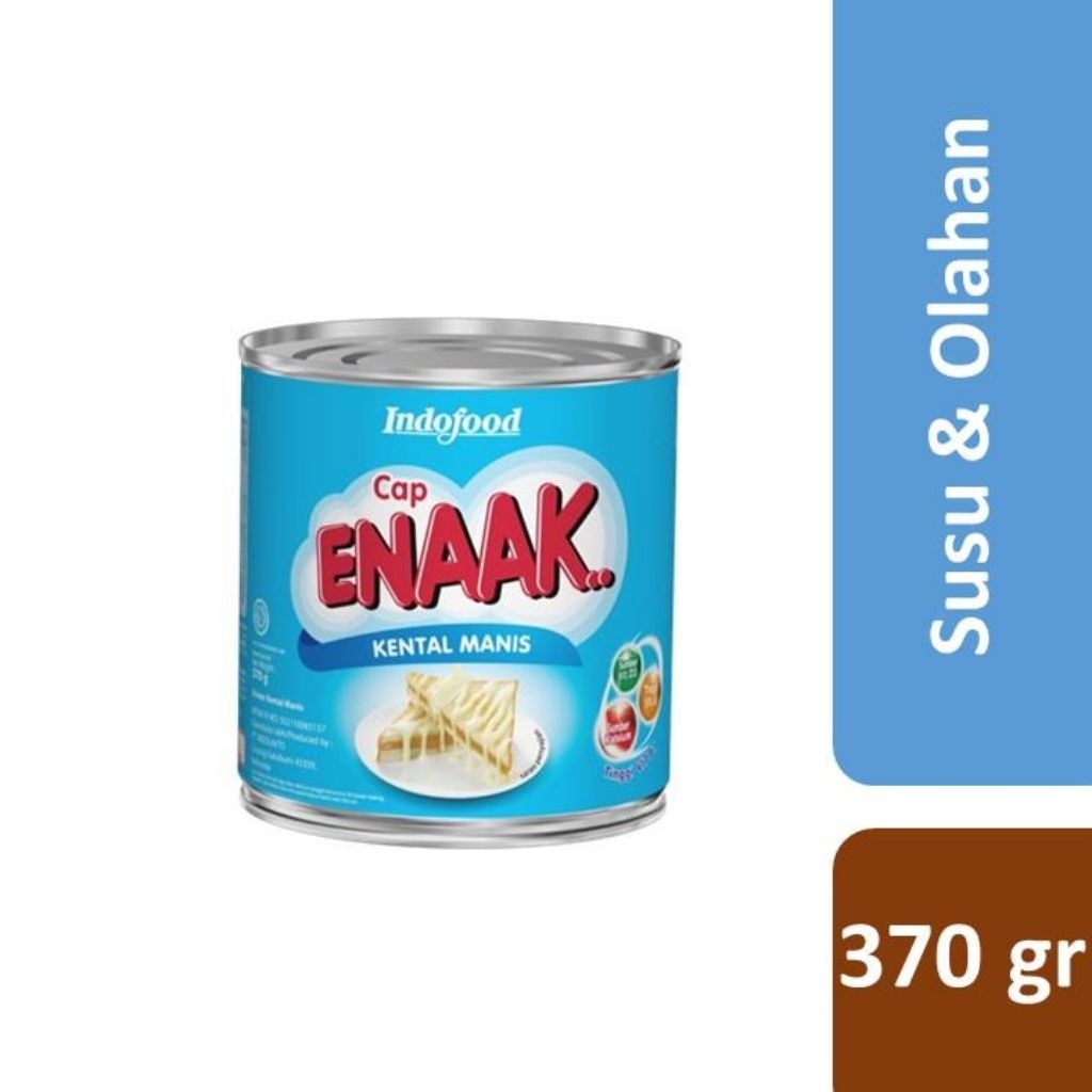 

Susu kaleng kremer cap Enaak 370 gram
