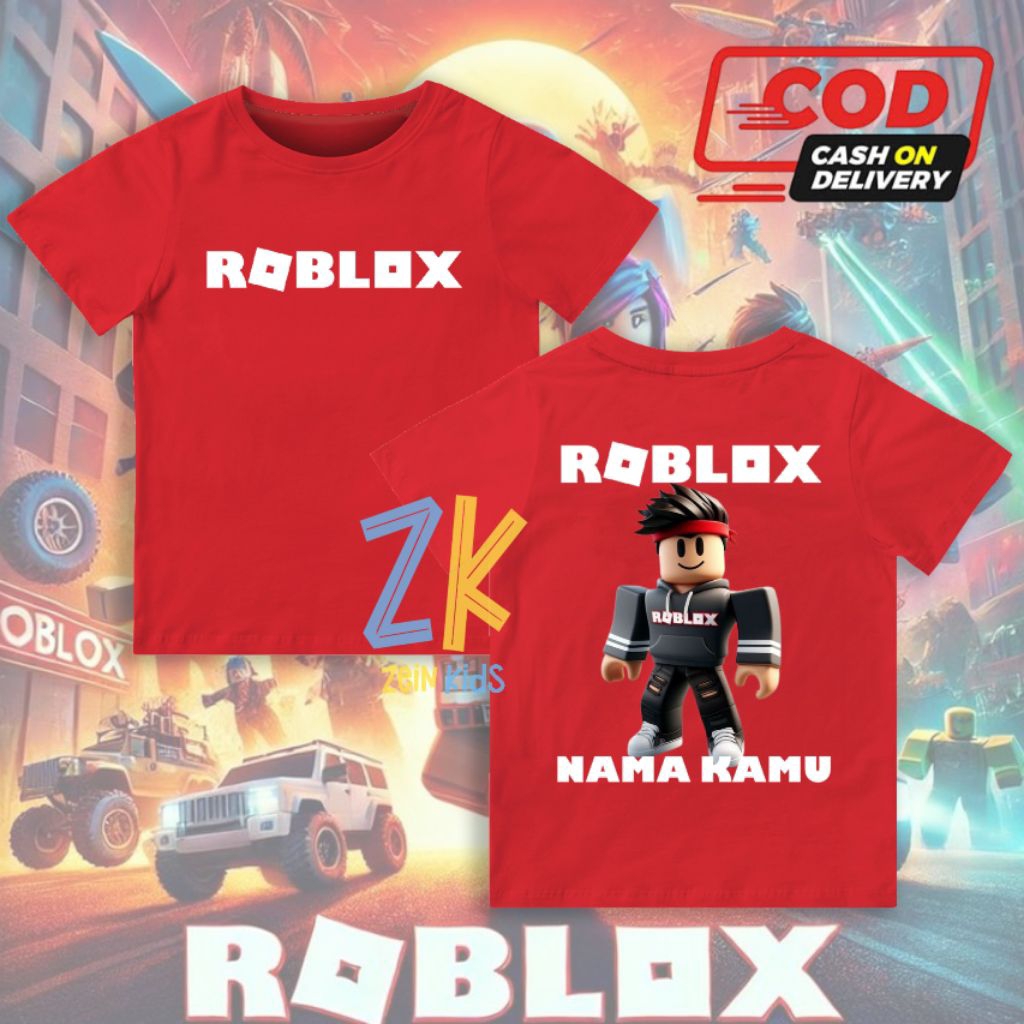 Baju Anak Roblox Muaythai - Fashion Anak Roblox Muaythai - Kaos Anak Roblox Muaythai