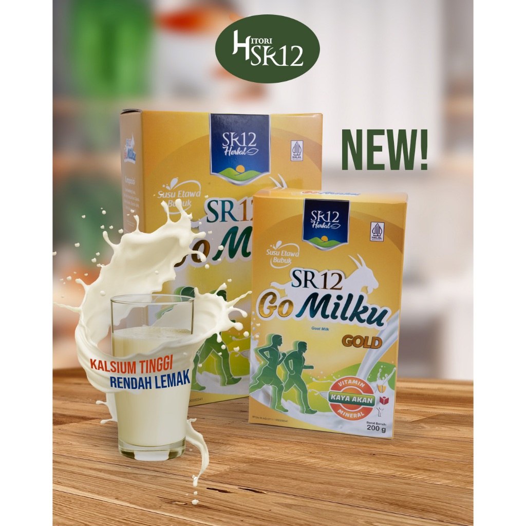 

GOMILKU GOLD SR12 SUSU KAMBING / GO MILKU SR12 GOLD