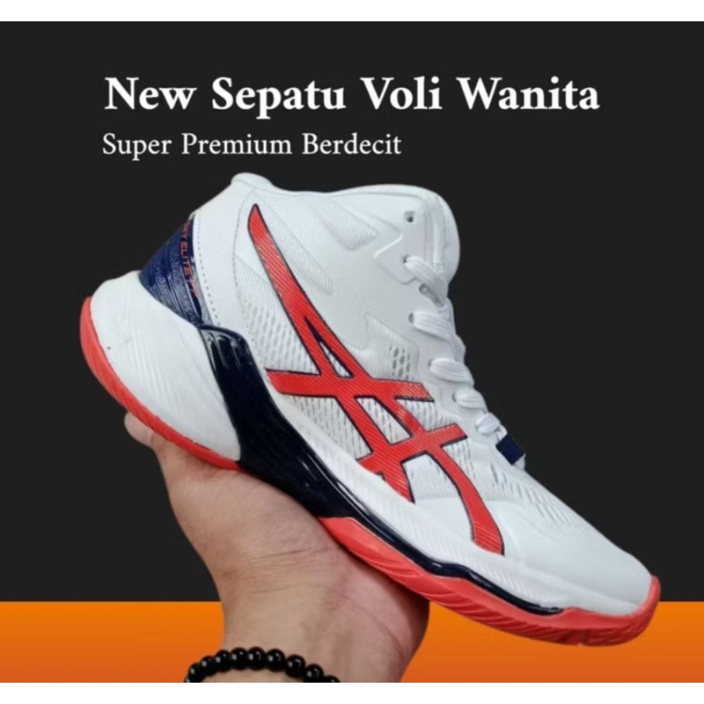 Sepatu Volley tebaru Decit Karet Sintetis elastis/Sepatu Volley wanita dan Pria