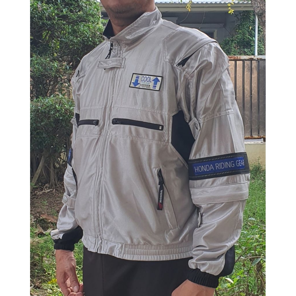 Jaket motor vintage Honda Coorp original japan classic klasik riding jacket kushitani hrc nsr cbr cb