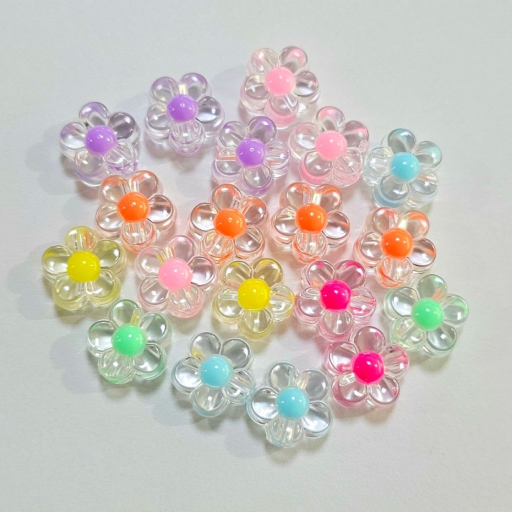 mote bunga - mote bunga bening - manik manik bunga