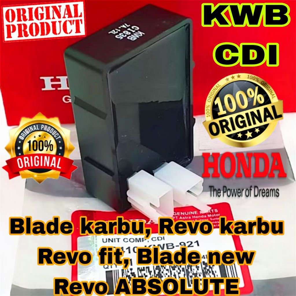 KWB CDI asli ori honda blade karbu revo karbu revo fit blade new revo absolute original karburator c