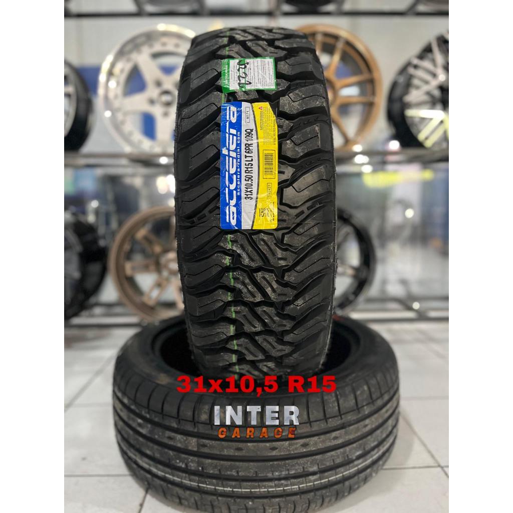 Ban mobil Accelera MT Ukuran 31x10,5 R15 ban roda velg ring15