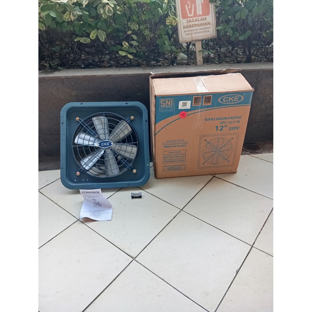 Exhaust Fan 12 inch CKE Kipas Dingding 12" Exhaust Dingding CKE EFC - 12 / 1 -YL