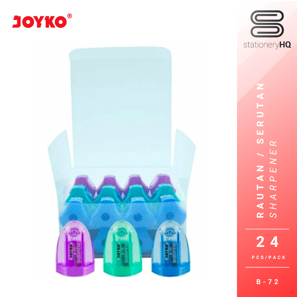 

(24 Pcs) Sharpener Rautan Joyko B-72