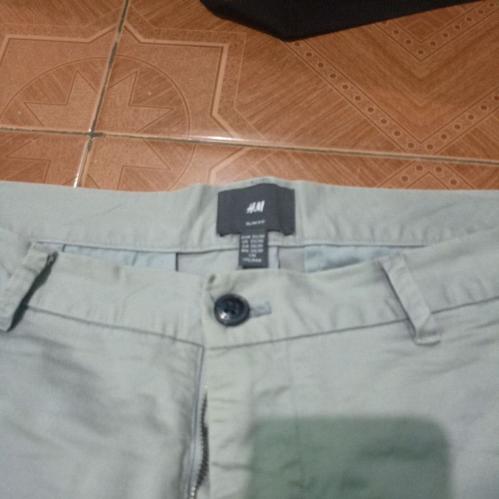 celana panjang pria/wanita second merek H&M
