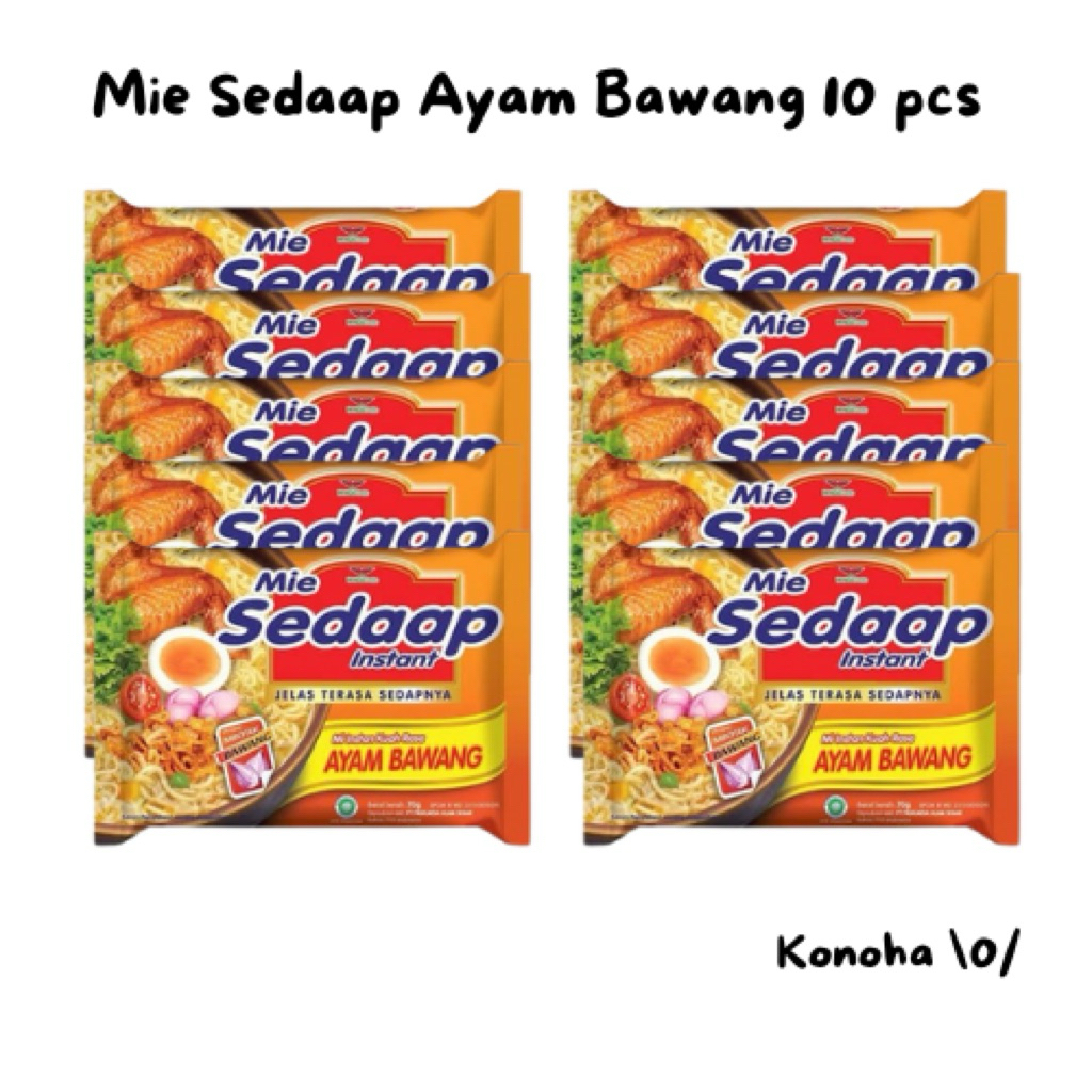 

Mie Sedaap Ayam Bawang 10 Pcs