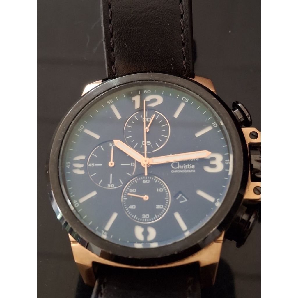 ALEXANDRE CHRISTIE 6280 MC Jam Tangan Pria chrono second 1378