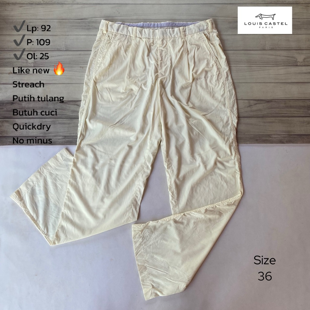 Celana brand Louis Castel good condition