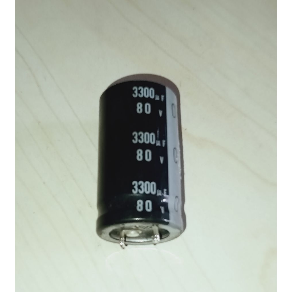 ELCO 80V 3300UF T 4.5CM D 2.5CM BEKAS