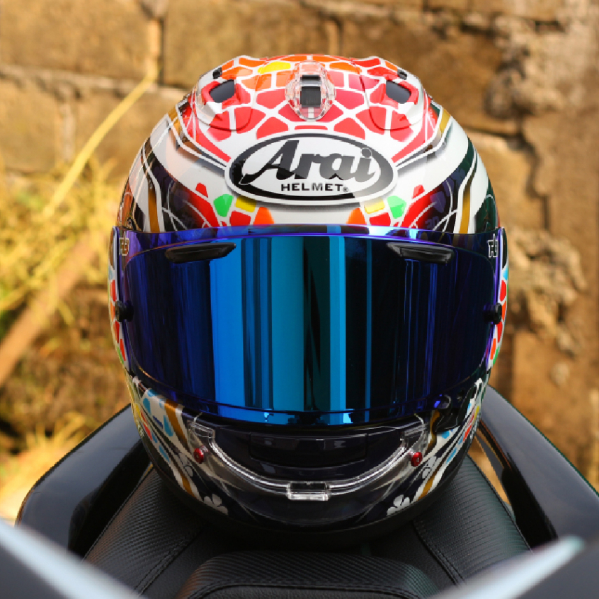 R2moto Spoiler Moutvent Arai RX7X ,RR5 , Astro , Quantum J, warna SMOKE 3 baut