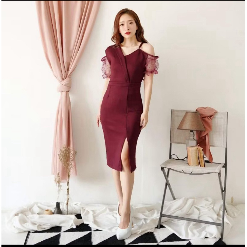 dress span dari aenor cloth Preloved