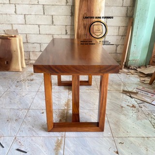 meja makan solid trembesi (only meja) 80