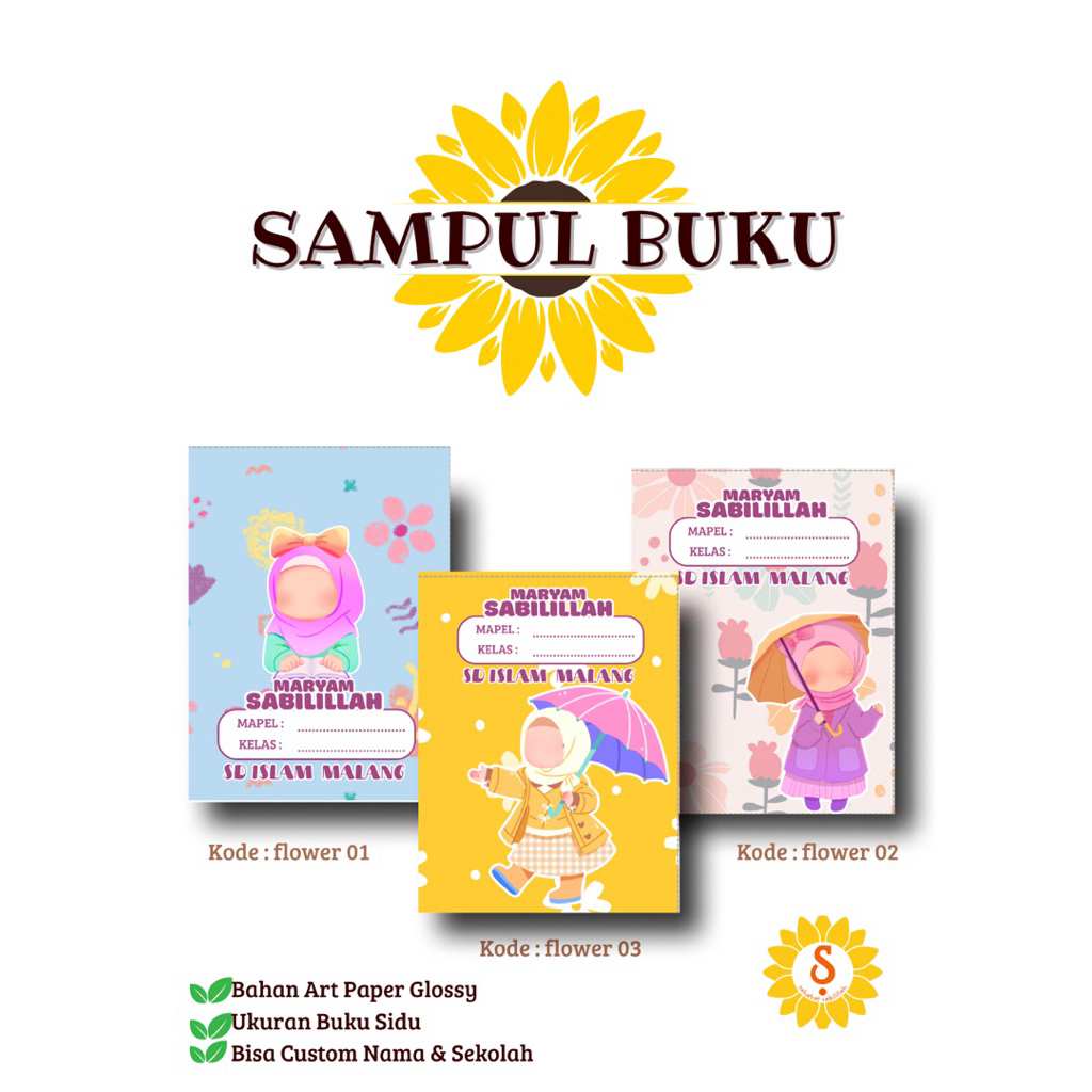 

Sampul Buku Motif Flower