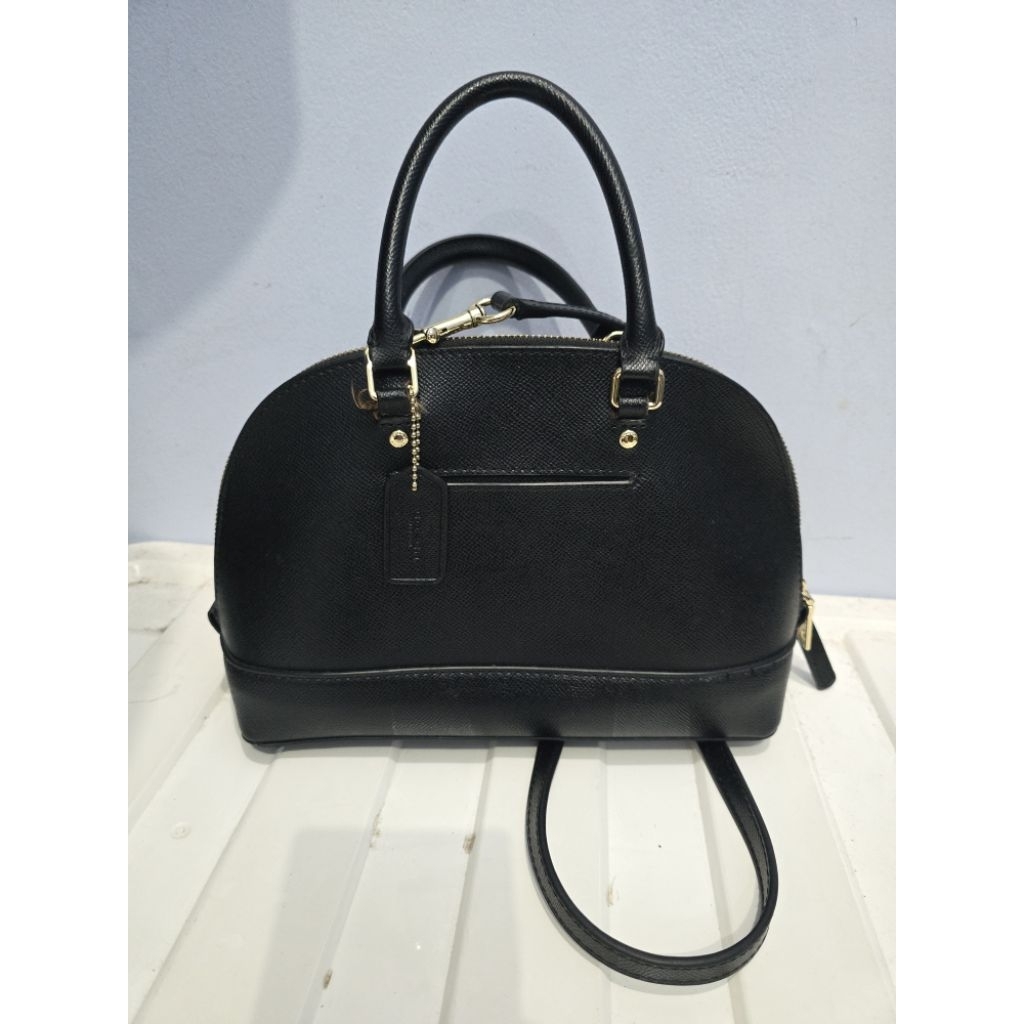 tas coc black leather second