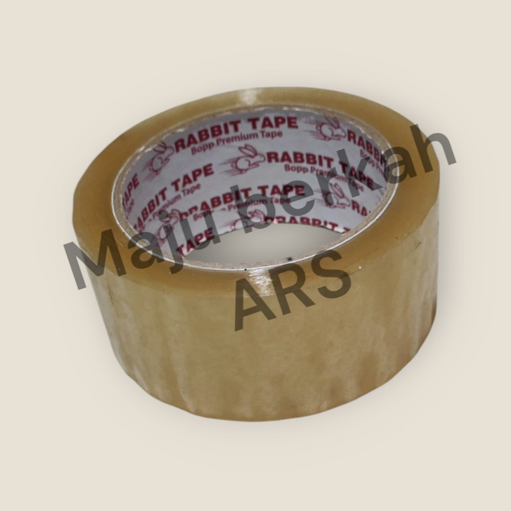 

Lakban selotip putih transparan Rabbit Tape Boon Premium