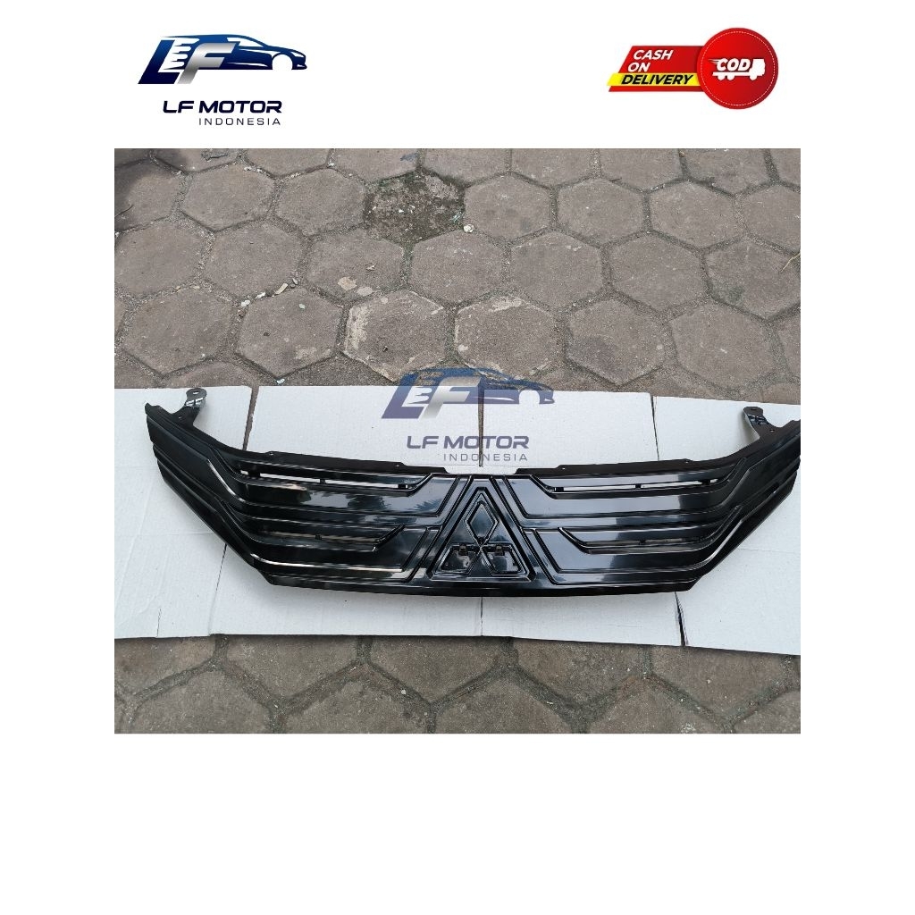 Grill Xpander Sport/Ultimate Full Hitam Original | Grill Depan Mobil Xpander Sport/Ultimate Hitam Se