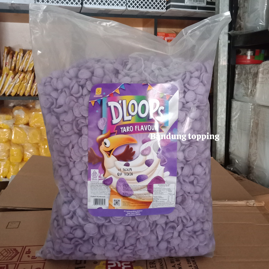 

Taro Flavour Dloops Cereal / Chococips / Sereal Kiloan 1kg