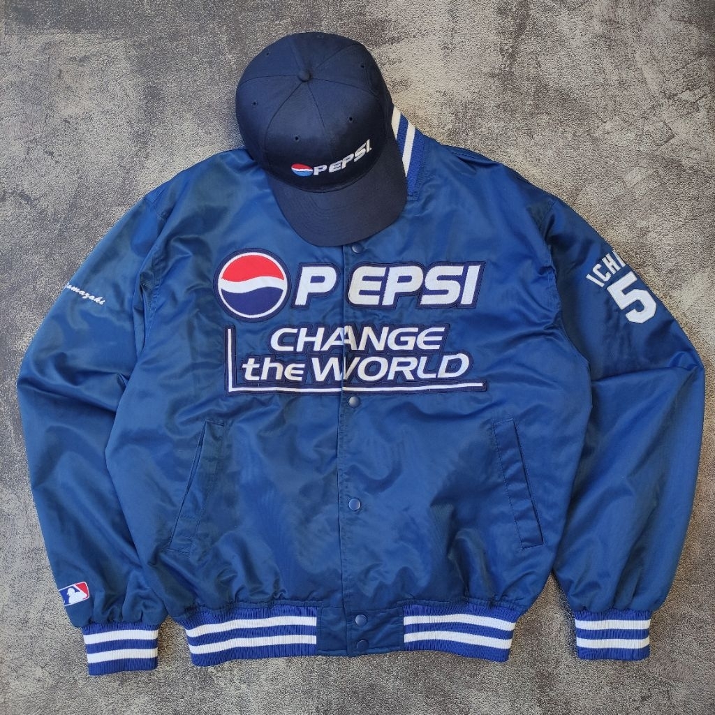 Varsity vintage Pepsi x MLB ichiro suzuki